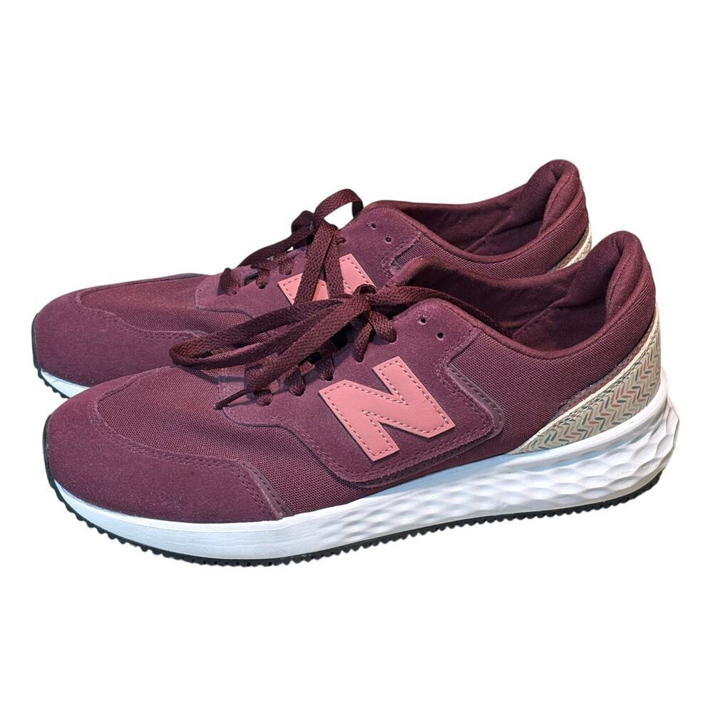 New Balance Fresh Foam Arishi Lace Up Burgendy Pink Lace Up Sneakers Size 11